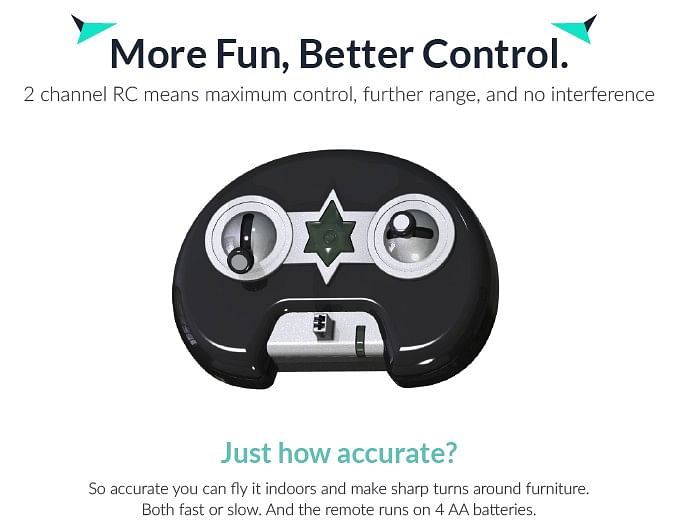 MetaFly Terbang Alami dengan Sayap Sintetis yang Elastis 3 Remote Control