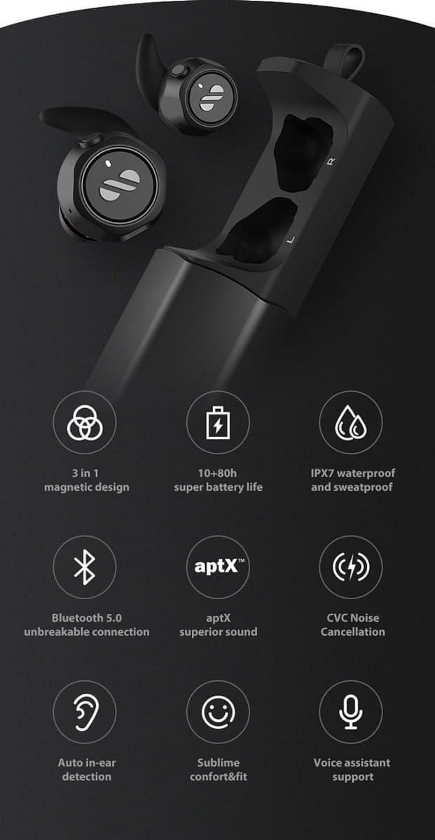 Earbuds Convertible 3-In-1 AirLoop, Bebas Stres & Anti Ribet 4 AirLoop