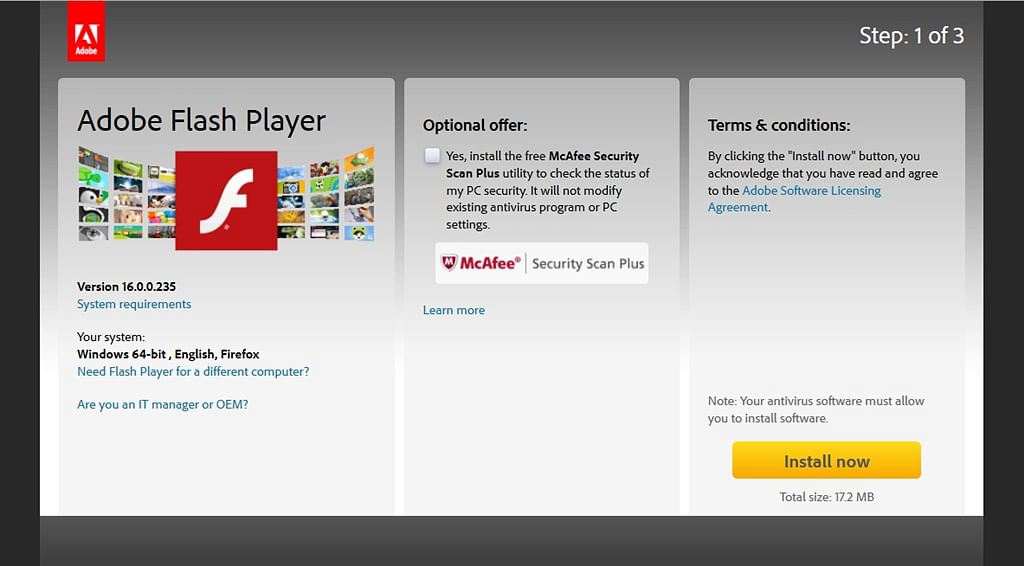 adobe flash player for mac tablet